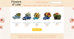 Desktop Screenshot of flowersoflisle.com